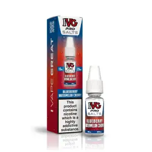 Blueberry Watermelon Cherry Nic Salt E-Liquid by IVG Pro Salts 10ml